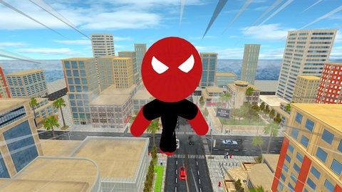 蜘蛛火柴人城市战斗3D 截图1
