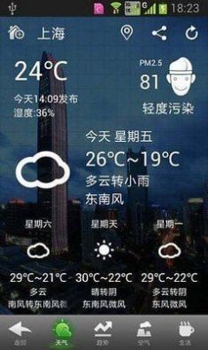 华多天气app安卓版 截图1